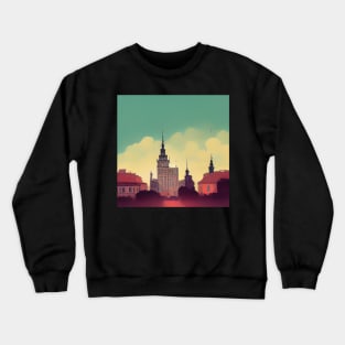 Warsaw | Comics Style Crewneck Sweatshirt